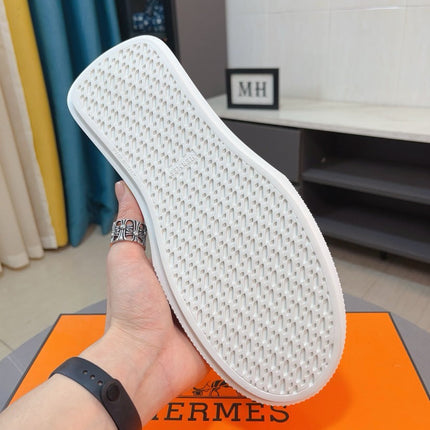HM LANCE SLIP-ON SNEAKER WHITE CALFSKIN