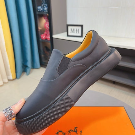 HM LANCE SLIP-ON SNEAKER BLACK CALFSKIN