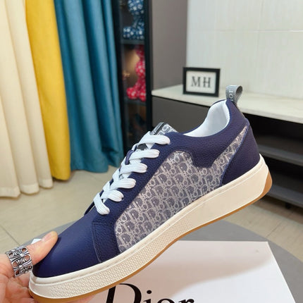 CD RETRO SNEAKER NAVY CALFSKIN