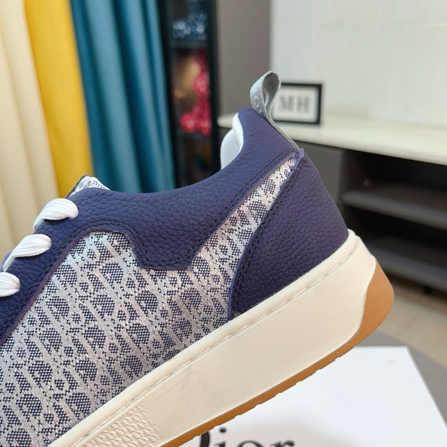 CD RETRO SNEAKER NAVY CALFSKIN