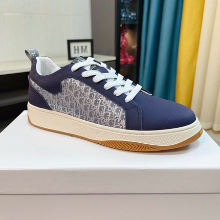 CD RETRO SNEAKER NAVY CALFSKIN