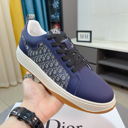 CD RETRO SNEAKER COBALT CALFSKIN