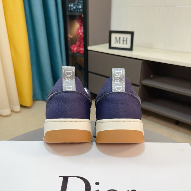 CD RETRO SNEAKER COBALT CALFSKIN