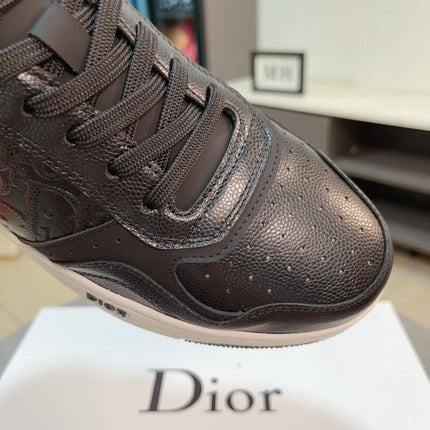 CD B27 LOW-TOP SNEAKER BLACK MONOGRAM CALFSKIN