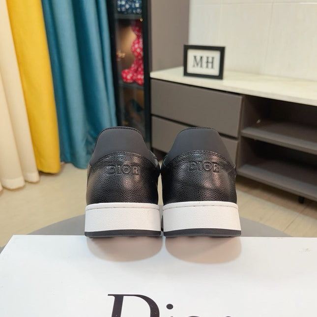 CD B27 LOW-TOP SNEAKER BLACK MONOGRAM CALFSKIN