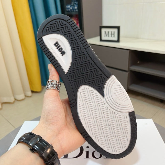 CD B27 LOW-TOP SNEAKER BLACK MONOGRAM CALFSKIN