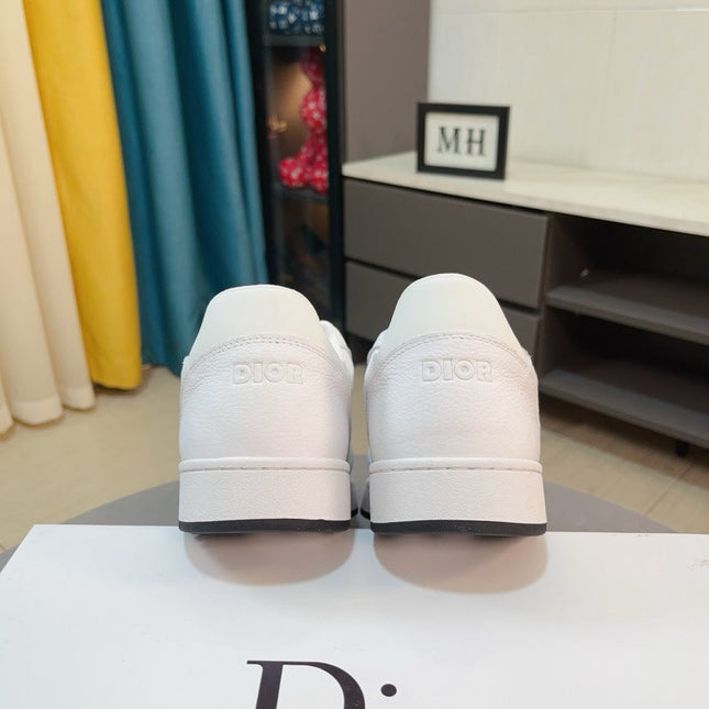 CD B27 LOW-TOP SNEAKER WHITE MONOGRAM CALFSKIN