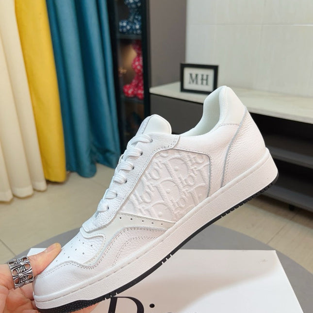 CD B27 LOW-TOP SNEAKER WHITE MONOGRAM CALFSKIN