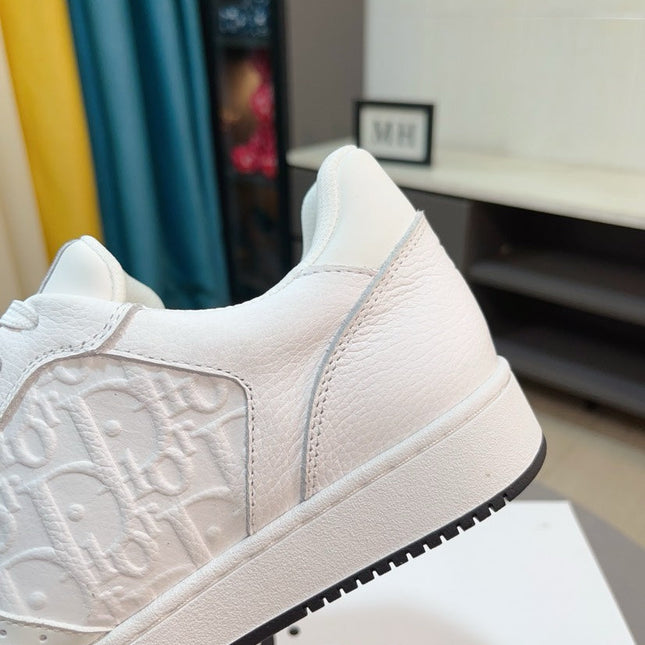 CD B27 LOW-TOP SNEAKER WHITE MONOGRAM CALFSKIN