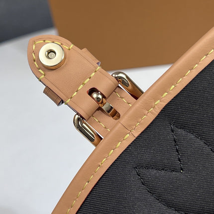 NANO DIANE 19 IN BROWN MONOGRAM CANVAS AND LEATHER TRIM