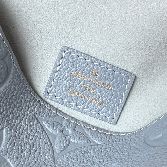 LV 25S MINI NANO DIANE 19 IN BEAU BLUE MONOGRAM EMPREINTE LEATHER GOLD HARDWARE