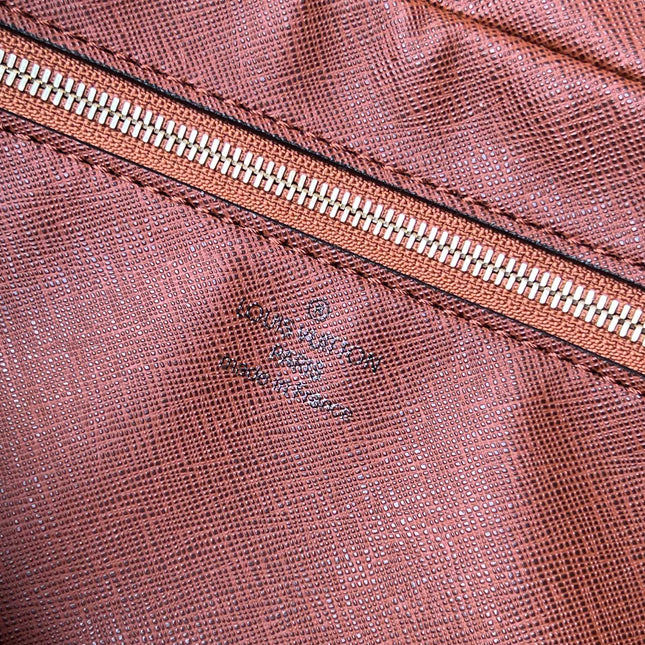 LV 25S TROCADERO MESSENGER BAG 29 IN BROWN MONOGRAM COATED CANVAS