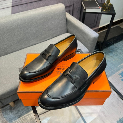 HM PARIS LOAFER BLACK CALFSKIN