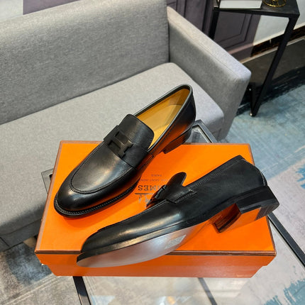 HM PARIS LOAFER BLACK CALFSKIN