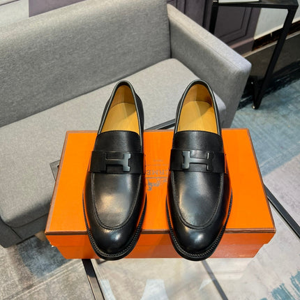 HM PARIS LOAFER BLACK CALFSKIN