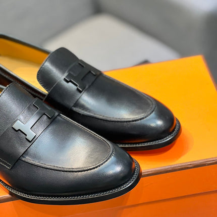 HM PARIS LOAFER BLACK CALFSKIN