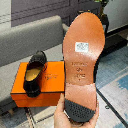 HM PARIS LOAFER BLACK CALFSKIN