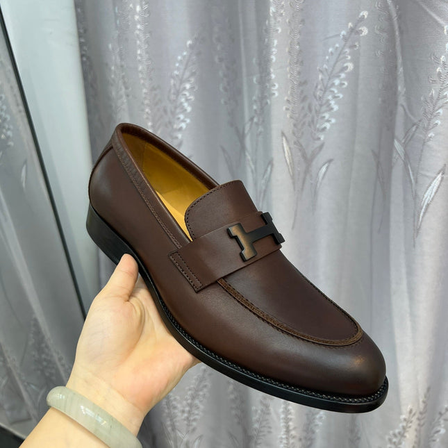 HM PARIS LOAFER BROWN CALFSKIN