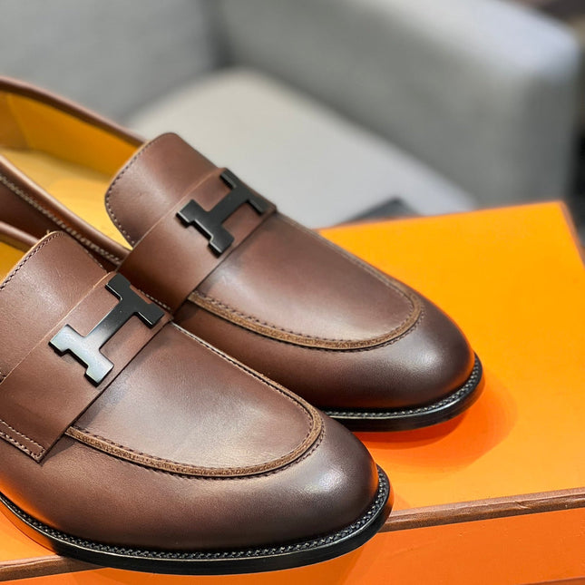 HM PARIS LOAFER BROWN CALFSKIN
