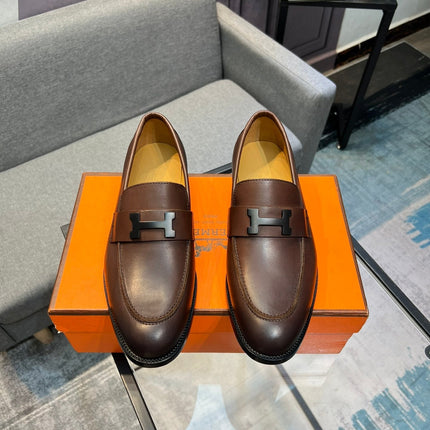 HM PARIS LOAFER BROWN CALFSKIN