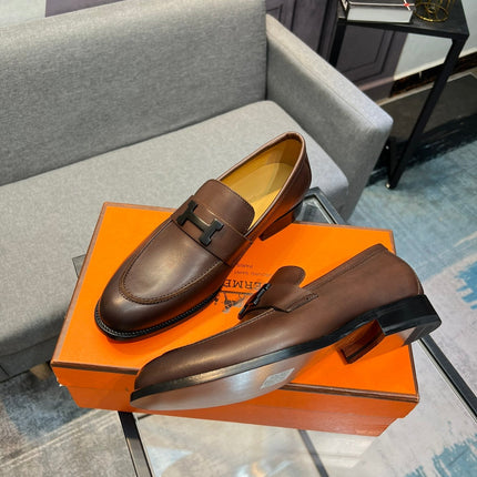 HM PARIS LOAFER BROWN CALFSKIN