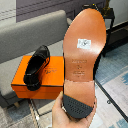 HM PARIS LOAFER GLOSSY BLACK CALFSKIN