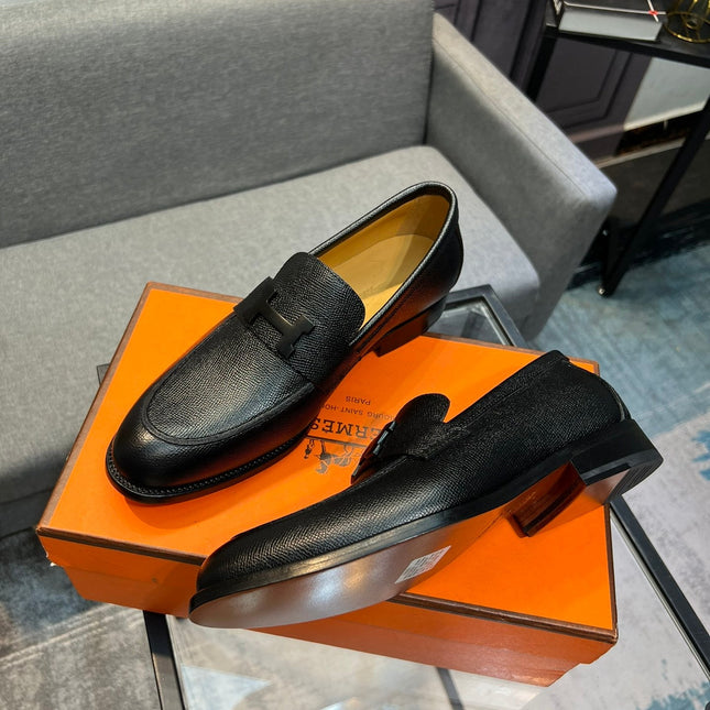 HM PARIS LOAFER BLACK EPSOM CALFSKIN