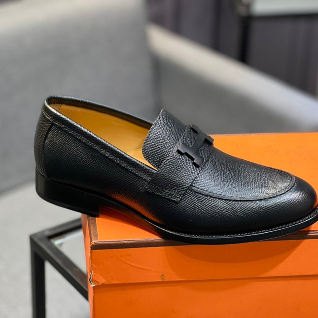 HM PARIS LOAFER BLACK EPSOM CALFSKIN