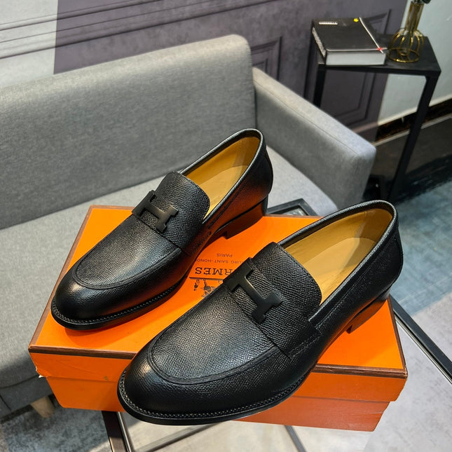 HM PARIS LOAFER BLACK EPSOM CALFSKIN