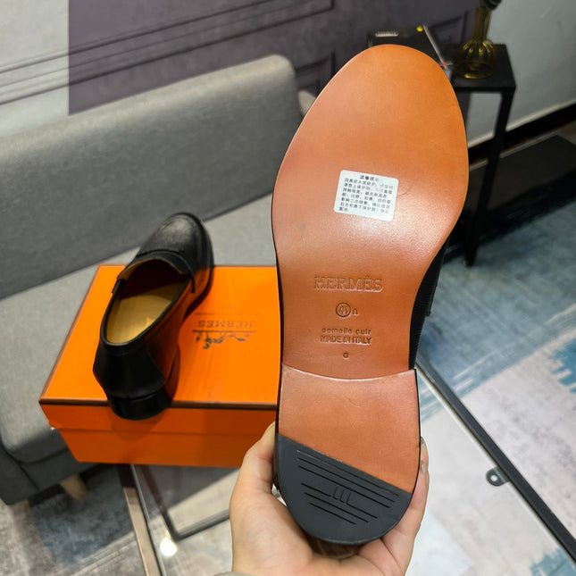 HM PARIS LOAFER BLACK EPSOM CALFSKIN