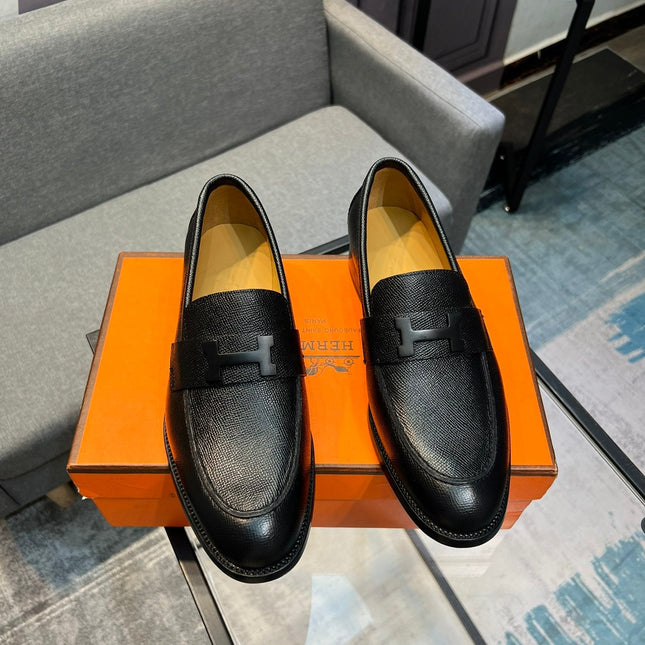 HM PARIS LOAFER BLACK EPSOM CALFSKIN