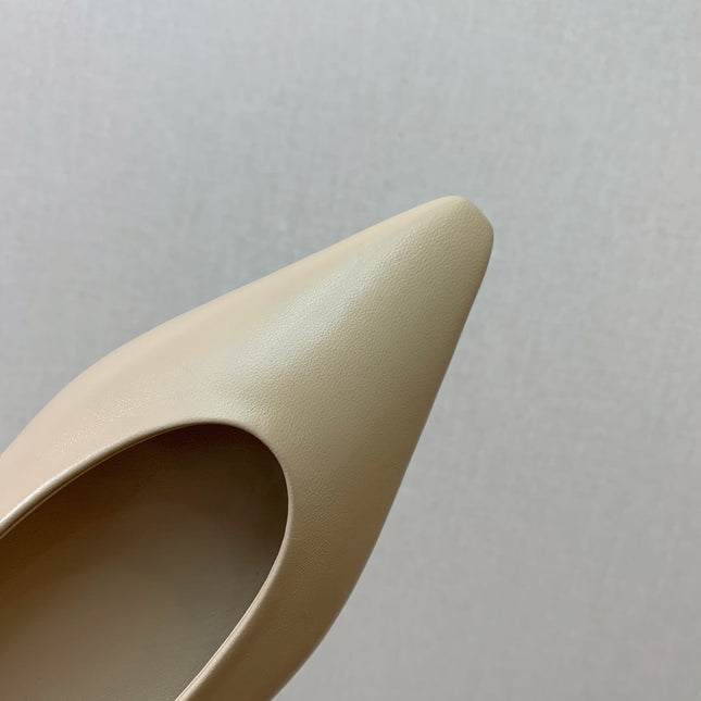 LP REBECCA BALLERINAS CREAM CALFSKIN