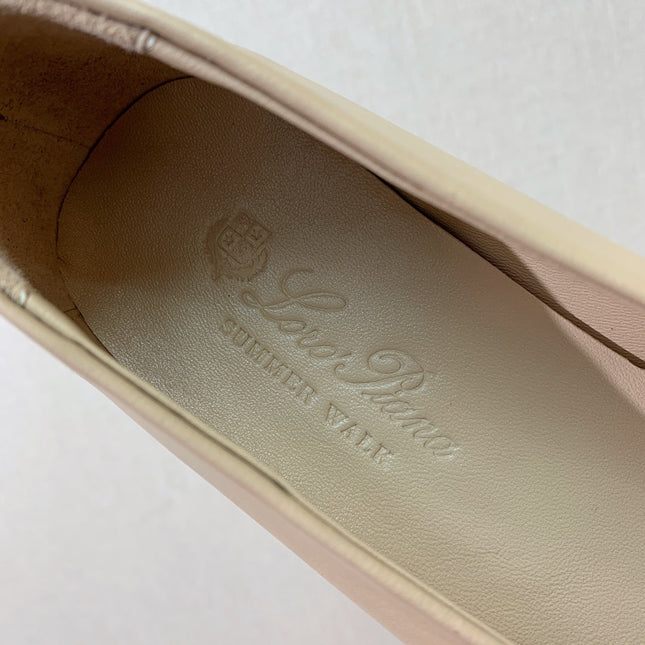 LP REBECCA BALLERINAS CREAM CALFSKIN