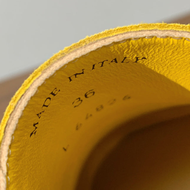 LP LOAFERS 25S IN YELLOW SUEDE