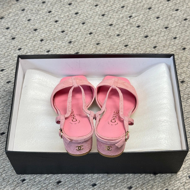 CC HIGH HEELS IN PINK QUILTED SUEDE