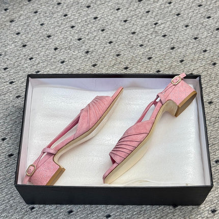 CC HIGH HEELS IN PINK QUILTED SUEDE