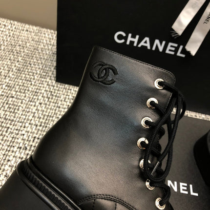 SHORT BOOTS BLACK LAMBSKIN