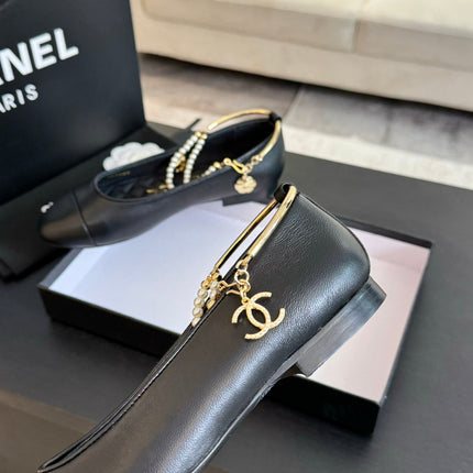 Double Strap Chunky Heel Mary Jane Shoes Black