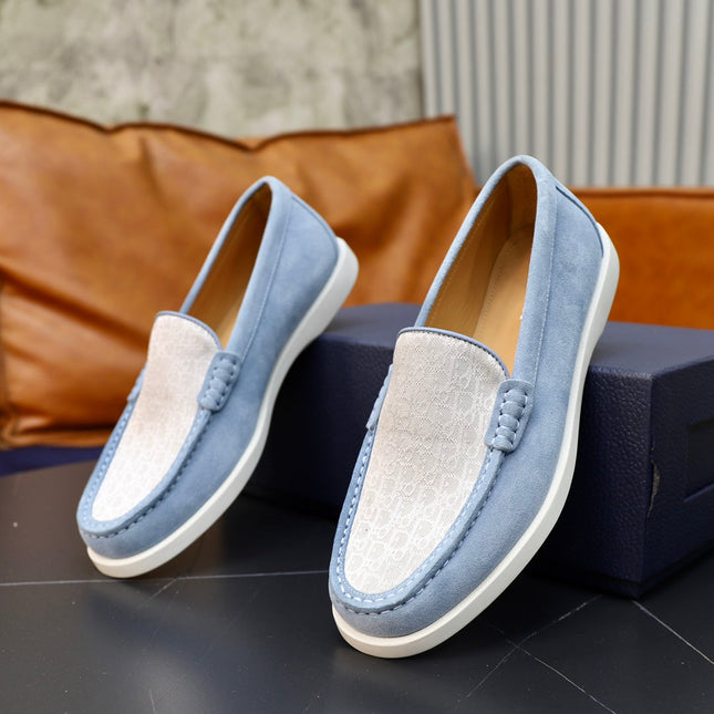 CD GRANVILLE BASIC LOAFER LIGHT BLUE-GRAY JACQUARD