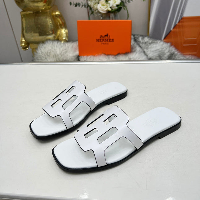 FLATFORM SANDAL WHITE CALFSKIN