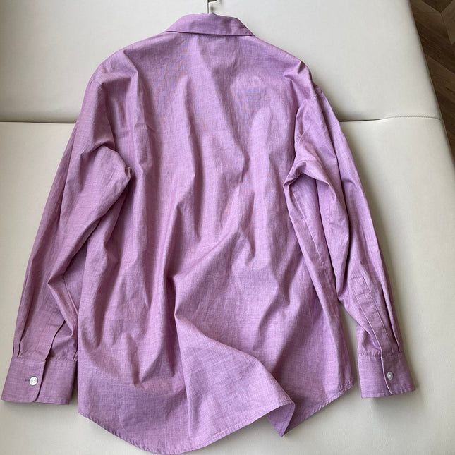 Loewe Knitted Shirt Pink Cotton