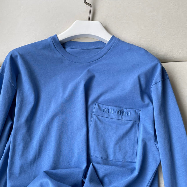 MIUMIU LONG-SLEEVE T-SHIRT STYLE 369