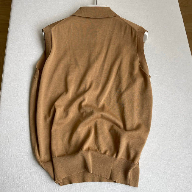 PRADA SLEEVELESS POLO SHIRT STYLE 155