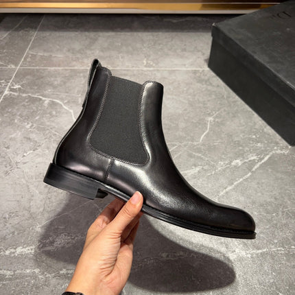 CD CHELSEA BOOT BLACK CALFSKIN