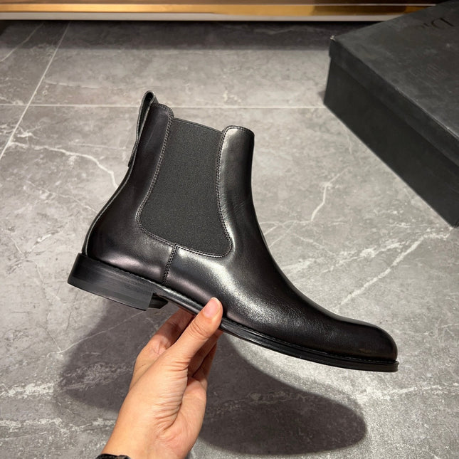 CD CHELSEA BOOT BLACK CALFSKIN