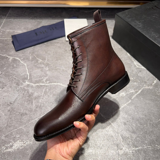 CD JUMP LACE-UP BOOT SYRUP CALFSKIN