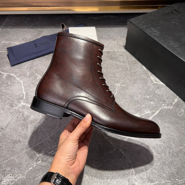 CD JUMP LACE-UP BOOT SYRUP CALFSKIN