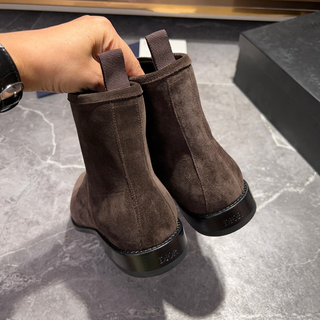 CD JUMP LACE-UP BOOT BROWN SUEDE