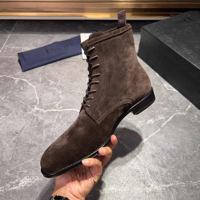 CD JUMP LACE-UP BOOT BROWN SUEDE