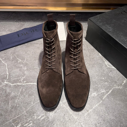 CD JUMP LACE-UP BOOT BROWN SUEDE